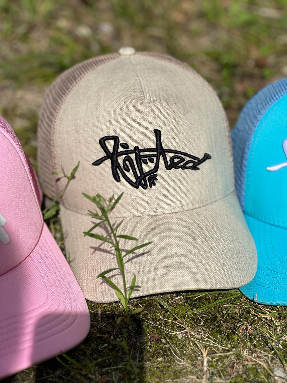 Lifted Hemp Cap product shot 7, hemp cap with 3D embroidered logo