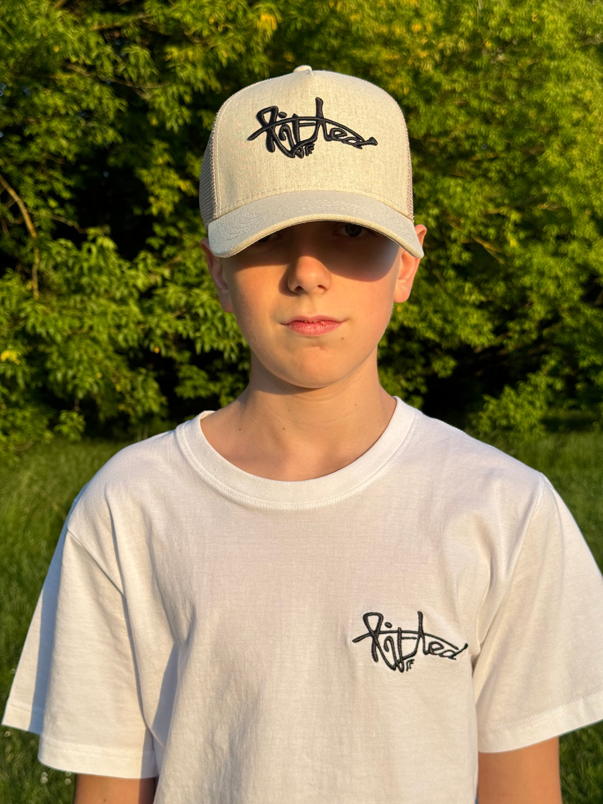 Lifted Hemp Cap product shot 6, hemp cap with 3D embroidered logo