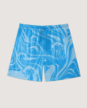 Lifted "Sky" Shorts side view, sky blue swim shorts