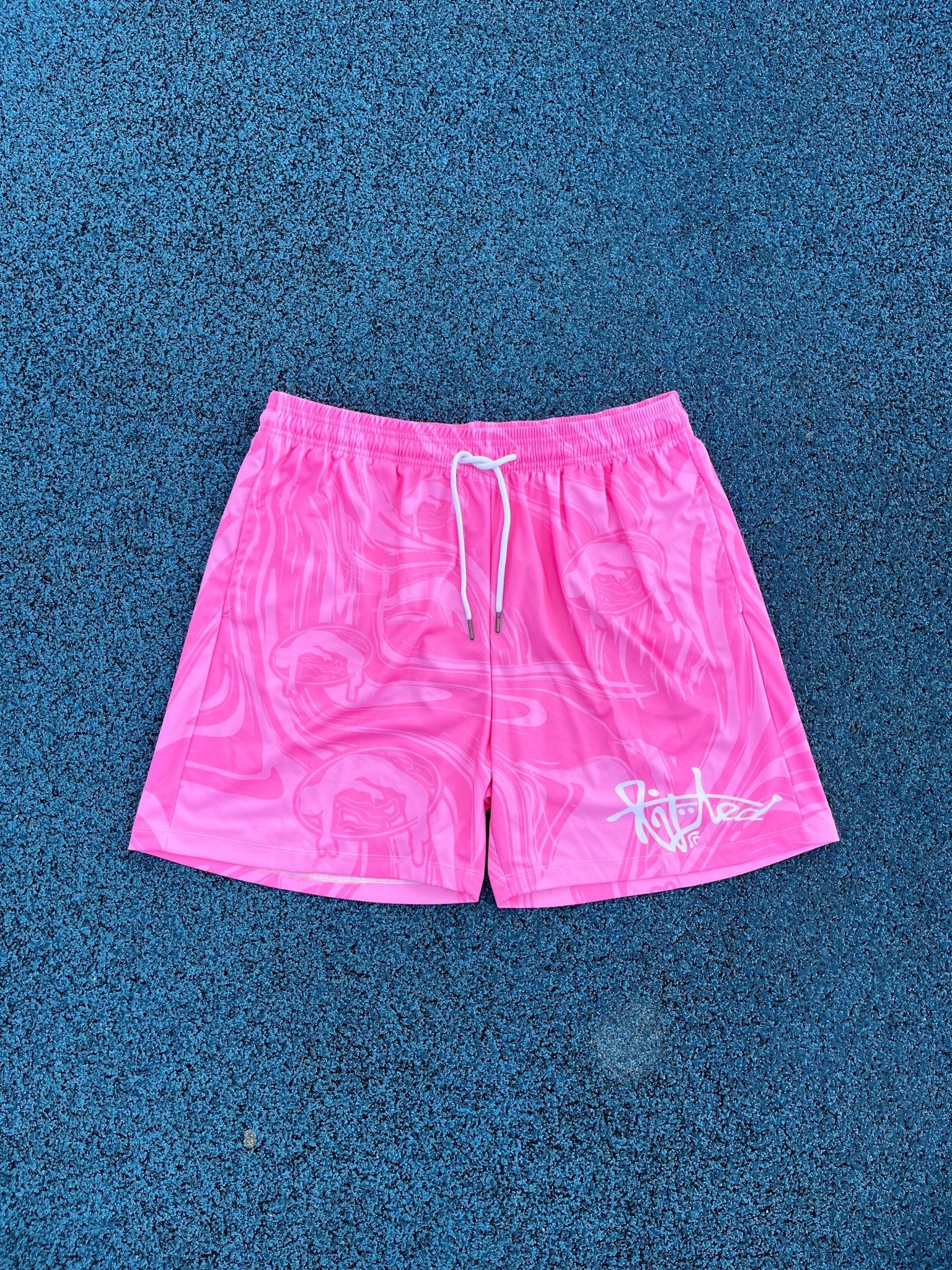 Pink Swim Shorts - Lifted Clothing - Pink Swim Shorts