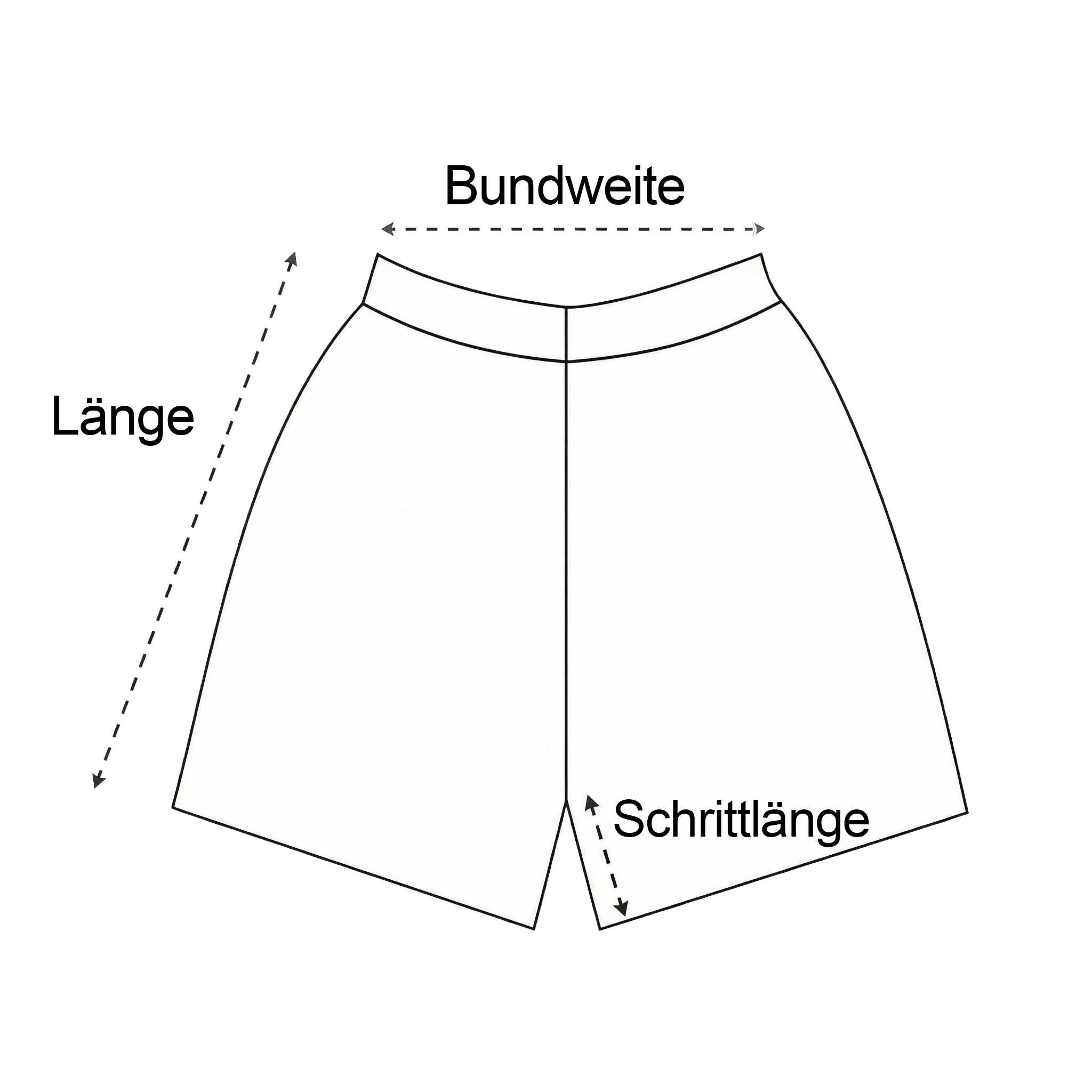 So misst du Shorts